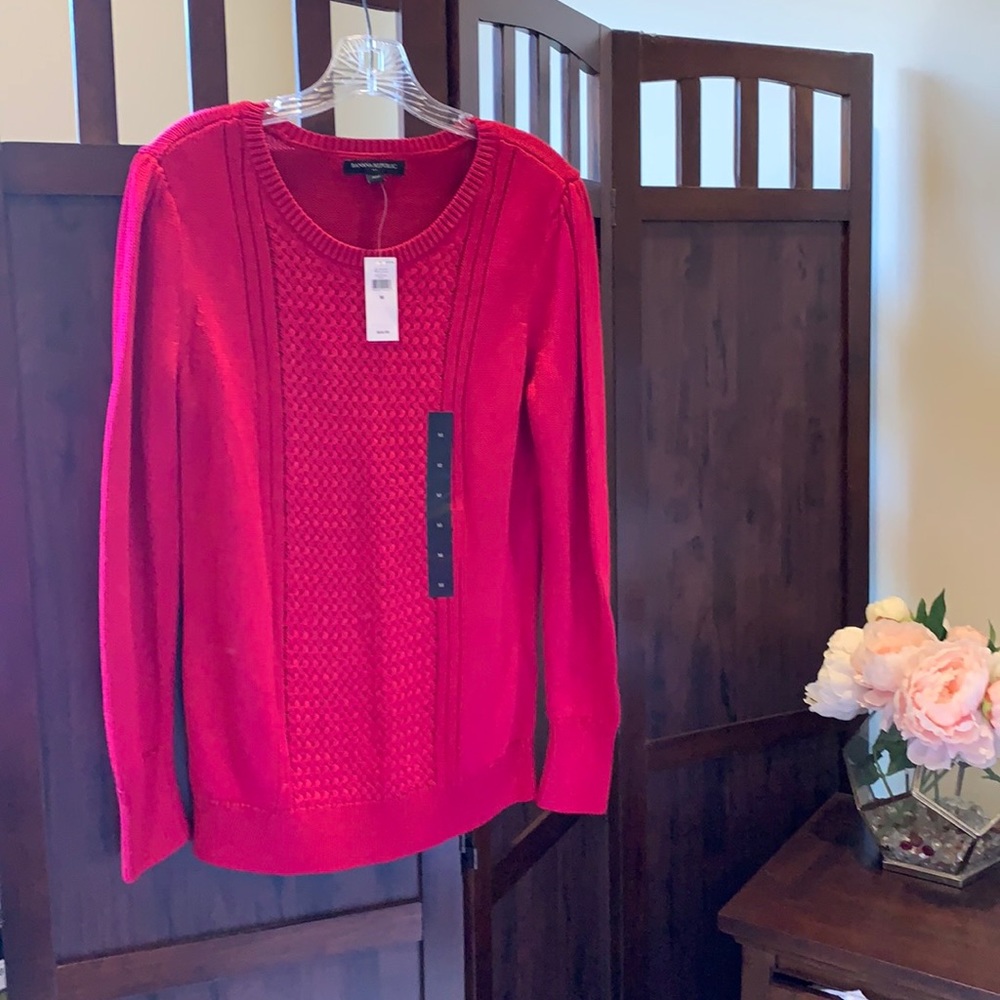 Nwt BRF magenta sweater